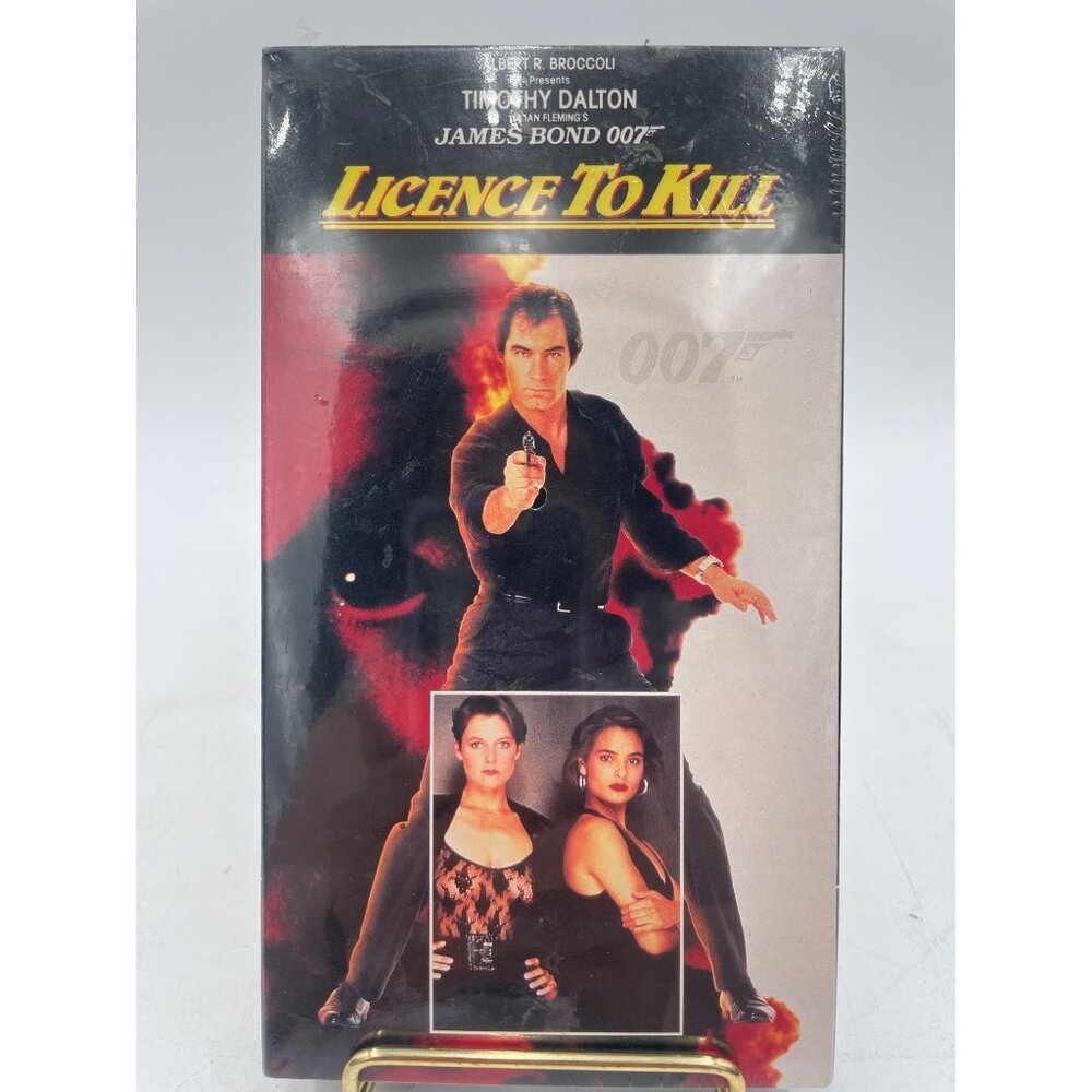 James Bond 007 "Licence To Kill" VHS Tape Timothy Dalton Classic Spy Action Movi
